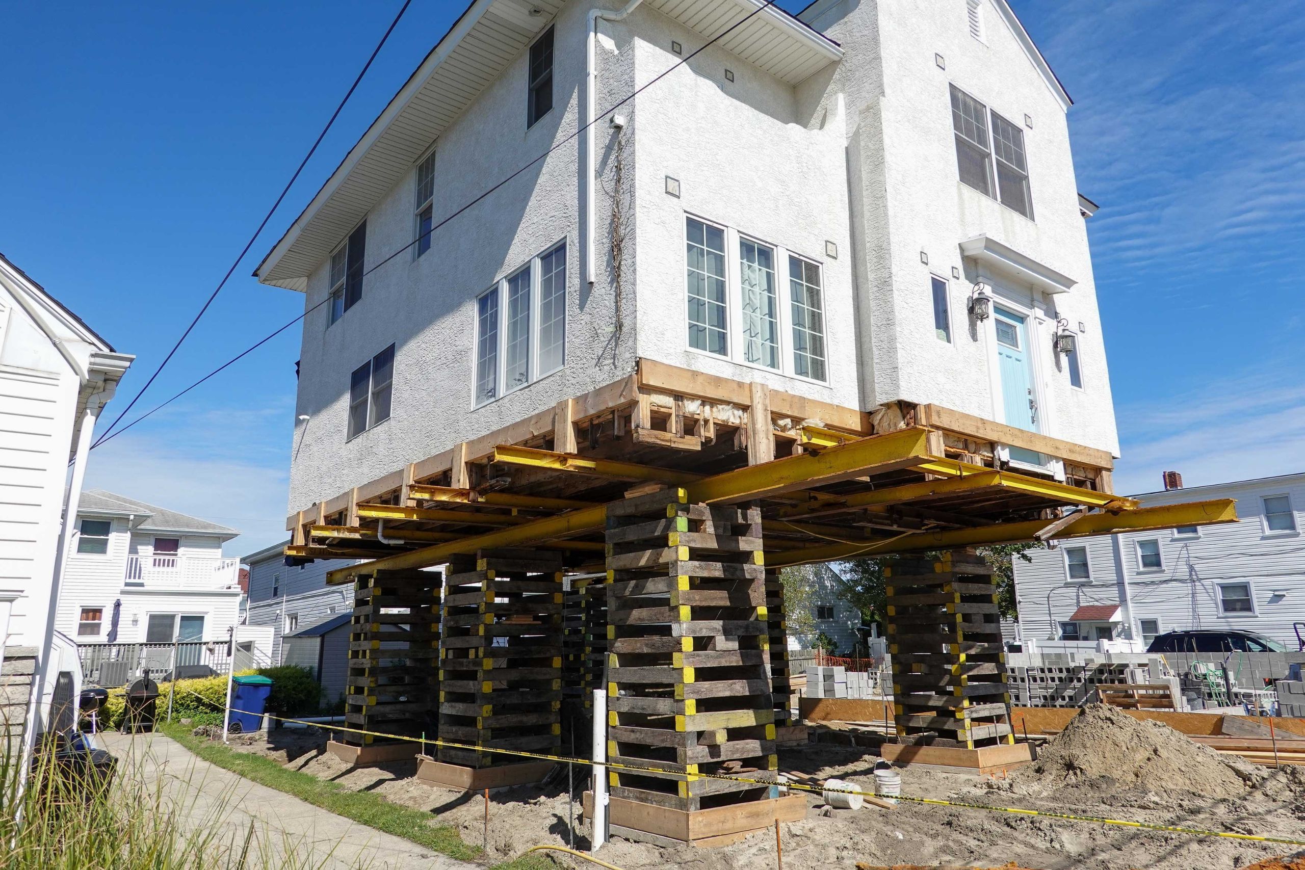Located in Long Island, New York, we are a company that specializes in house lifting, small distance house moving, piles and foundations.
